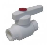 Кран шар 50 РР-R белый 1/20 Кран шар 50 РР-R белый 1/20