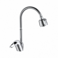 Смеситель д/кухни шар. с гибким изливом 2-х реж.аэрат G100510 d35 Enol латунь GOTA ROCIO®