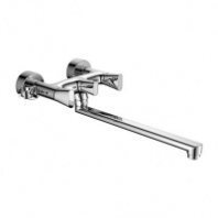 Смеситель д/ванны с 2-мя рукоятками с изливом L-30см. перекл.душа G074710 Пальма GOTA ROCIO® 1/10
