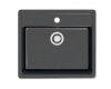 Мойка Джекки (черн.) глянец 570x505x200 с сифоном GOTA ROCIO