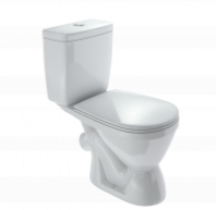 Унитаз-компакт Лира белый с сиденьем,с арматурой (г.Киров)