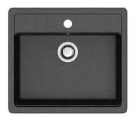 Мойка Модель 9 (черн.) матовая 570x505x200 с сифоном GOTA ROCIO