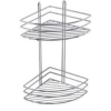 Полка металл. угловая 2-х ярусная 18см 4229 Zalel