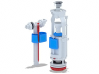 Арматура д/бачка 2-х кноп. металл. бок/подв АНИпласт WС3050М 1/20 Арматура д/бачка 2-х кноп. металл. бок/подв АНИпласт WС3050М 1/20