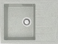 Мойка Анастасия (светл.сер) глянец 575x470x215 с сифоном GOTA RICIO