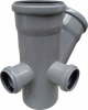 Крестовина двухплоскостная 110/110 угол 45/50/50L+тыл. для внутр.канал. РТП 1/15