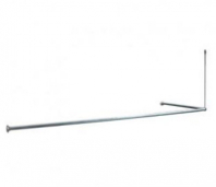 Карниз д/ванной угловой 90*90*90, 90*180 хром Iddis 050А200I14  