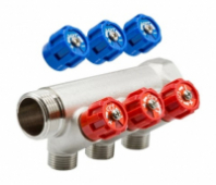 Коллектор резьбовой 1-1/2 с 3 рег.вентилями VRT Коллектор резьбовой 1-1/2 с 3 рег.вентилями VRT