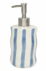 Дозатор д/жидкого мыла керамика Ривьера синяя полоска