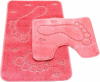 Набор ковриков д/ванной 2 предмета 60*100/50*60 Pink