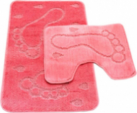 Набор ковриков д/ванной 2 предмета 60*100/50*60 Pink