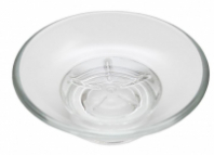 Мыльница стеклянная НС-001, прозрачный Мыльница стеклянная НС-001, прозрачный