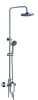 Душевая система 3-х функц. со смесителем и коротким изливом (троп.душ,лей.стац.) латунь 10245 Нью-Форест GOLDEN FOX 1/1