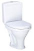 Унитаз-компакт Вест белый, жесткое сиденье,арматура (г.Воротынск)