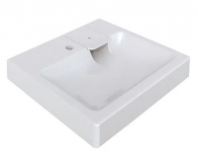 Умывальник на стир.машину Монако (сигн.бел) с кроншт. и сифоном V51D1 Gota Rocio 600*583*90