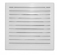 Решетка вентиляционная приточно-вытяжная 160*160 160/125К с фланцем D125 белая Решетка вентиляционная приточно-вытяжная 160*160 160/125К с фланцем D125 белая