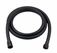 Шланг д/душа 160см Milardo ПВХ черный матовый 180P16BM19