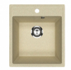 Мойка Модель GR 425-002 (слоновая кость) матовая SOFT-TOUCH 425*485*175 с сифоном GOTA ROCIO