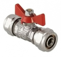 Кран шар д/трубы м/п 16 х 16 ц/ц VALTEC VT343