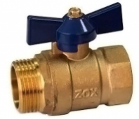 Кран шар баб. 1/2 г/ш лат ZOX 1/20/200 Кран шар баб. 1/2 г/ш лат ZOX 1/20/200