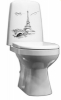 Унитаз-компакт Эльдорадо белый Декор дв.бачок с гофрой Комбо (кат.С) (г.Ст.Оскол)