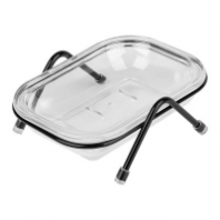 Мыльница настольная пластик Sakura AЕ-540 черный 