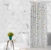 Шторка д/ванной 180*180см PE-203 терраццо "Сантис" (002077) Шторка д/ванной 180*180см PE-203 терраццо "Сантис" (002077)