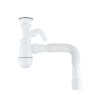 Сифон 1 1/2*40 с гофрой 40*40/50 с носиком 900AVG1010VD IDDIS 1/42