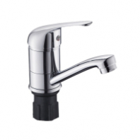 Смеситель д/кухни шар. с коротким изливом, креп.гайка Альфа 457021 d40 АНТЕЙ 1/10