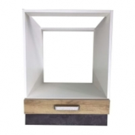 Стол под духовой шкаф 600 (нижняя духовка) "Муви/Цемент" 