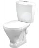 Унитаз-компакт Радуга тарельчатый белый с сиденьем, с арматурой Комбо (кат.С) (г.Ст.Оскол)