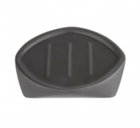 Мыльница настольная керамика Tetra графит B4505-4_в