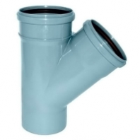 Тройник 110 угол 45 ДК110 2,7мм Россия уп.10шт