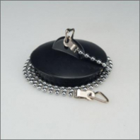 Пробка д/ванны резин. с цепочкой (5-0002) 1/50