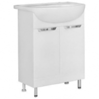 Подстолье Джика 500 (2 двери) белый под умывальник Уют 500 GOTA ROCIO