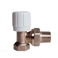 Вентиль радиат. ручной регулировки 1/2 угловой никель VERTUM