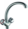 Смеситель д/кухни с 2-мя рукоятками с высоким изливом G343410 Прохлада GOTA ROCIO® 1/10 