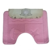 Коврик д/туалета 45*55см Zalel B розовый