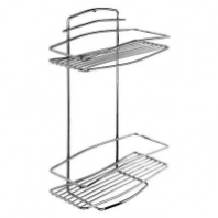 Полка металл. прямая 2-х ярусная 12 MI 212W020M44 Milardo