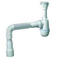 Сифон 1 1/4*40 с гофрой 40*40/50 Варяг Ани Пласт С5015 1/25