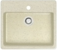 Мойка Джекки (беж.) глянец 570x505x200 с сифоном GOTA ROCIO