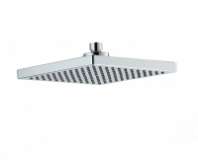 Лейка д/душа тропический душ d200 квадратная ABS пластик (S2109) GOLDEN FOX® инд.короб.