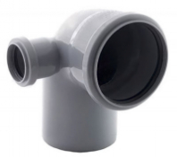 Отвод 110/50 угол 87 левый для внутр.канал. РТП 1/30
