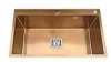 Мойка премиум нерж.сталь 3мм 500*500 с сифоном Золото квадрат.отверстие GOLDEN FOX