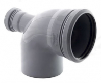 Отвод 110/50 угол 87 фронтальный вых.тыл. для внутр.канал. РТП 1/35