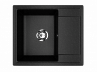 Мойка Модель GR 575-004 (черный оникс) матовая SOFT-TOUCH 575*495*190 с сифоном GOTA ROCIO Мойка Модель GR 575-004 (черный оникс) матовая SOFT-TOUCH 575*495*190 с сифоном GOTA ROCIO