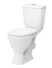 Унитаз-компакт "Эталон" Комфорт белый с сиденьем дюрпласт микролифт,с арматурой 2реж  (г.Самара) 1 кат