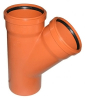 Тройник 110 угол 45 рыжий НК3121 Россия  уп.10шт