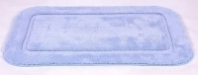 Коврик д/ванной 50*80см Zalel Lux Border ПЛЮШ Light-blue