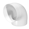 Колено круглое пластик. на угол 90 D125 Виенто В12,5ККП 1/22/125ККП